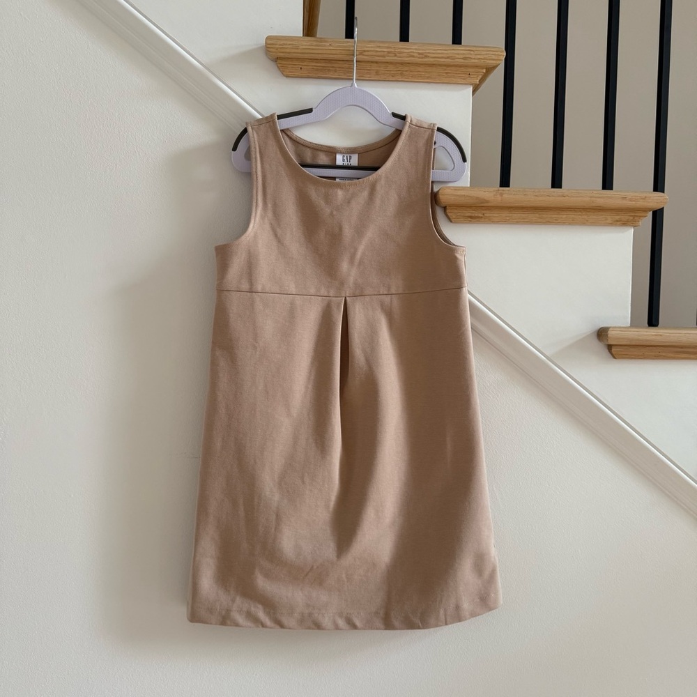 NWT Gap Tan Uniform Jumper Dress, Size 8